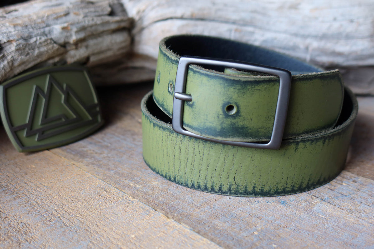 Canvas and leather belt sale
