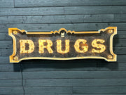 DRUGS VINTAGE MARQUEE