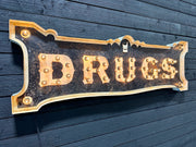 DRUGS VINTAGE MARQUEE