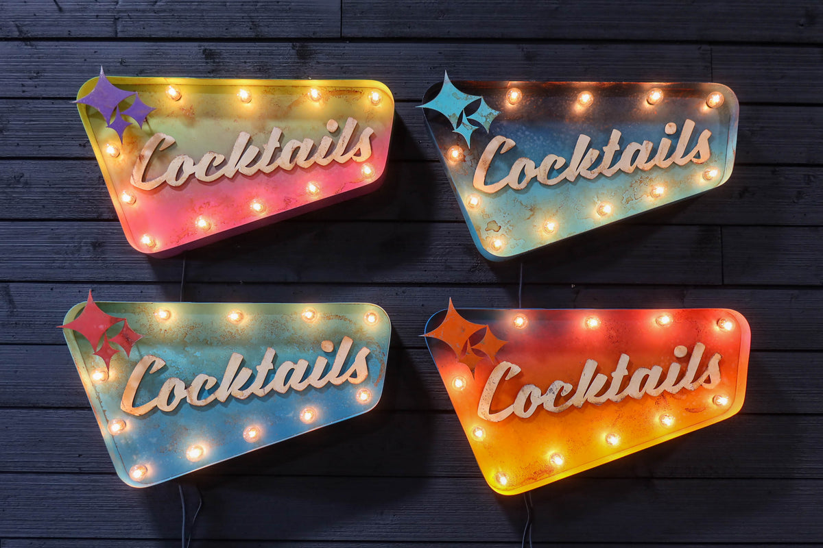 RETRO COCKTAILS SIGN – FosterWeld