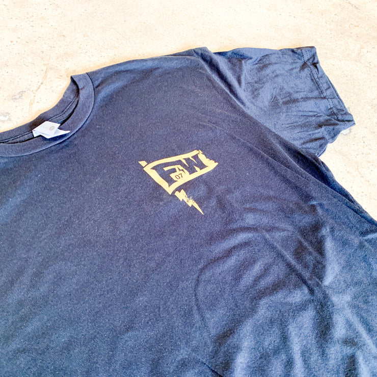 WELDER SKULL SHIRT GOLD / BLACK