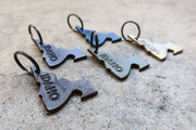 IDAHO STAMPED OUTSIDE KEYCHAIN