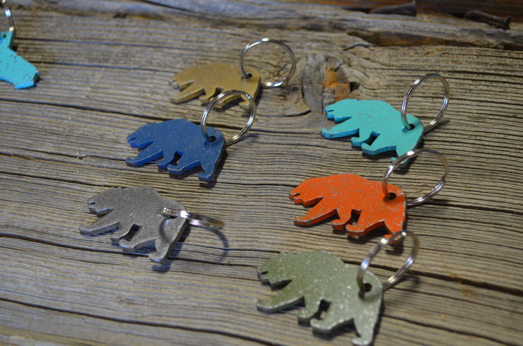 CALIFORNIA BEAR KEYCHAIN