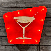 LARGE MARTINI LIGHTED SIGN