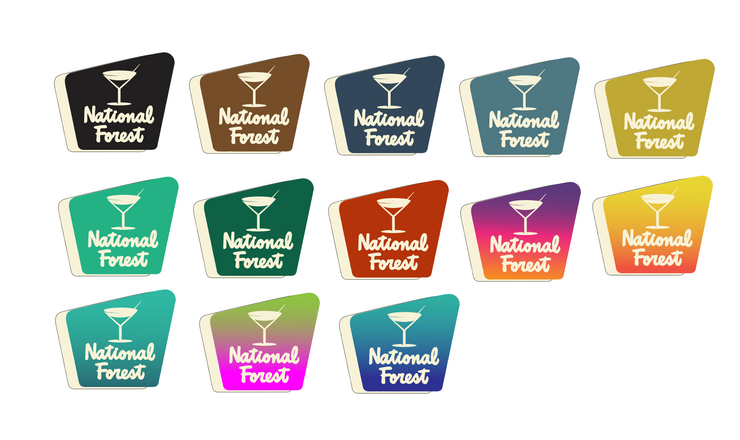STACKED MARTINI NF SIGN