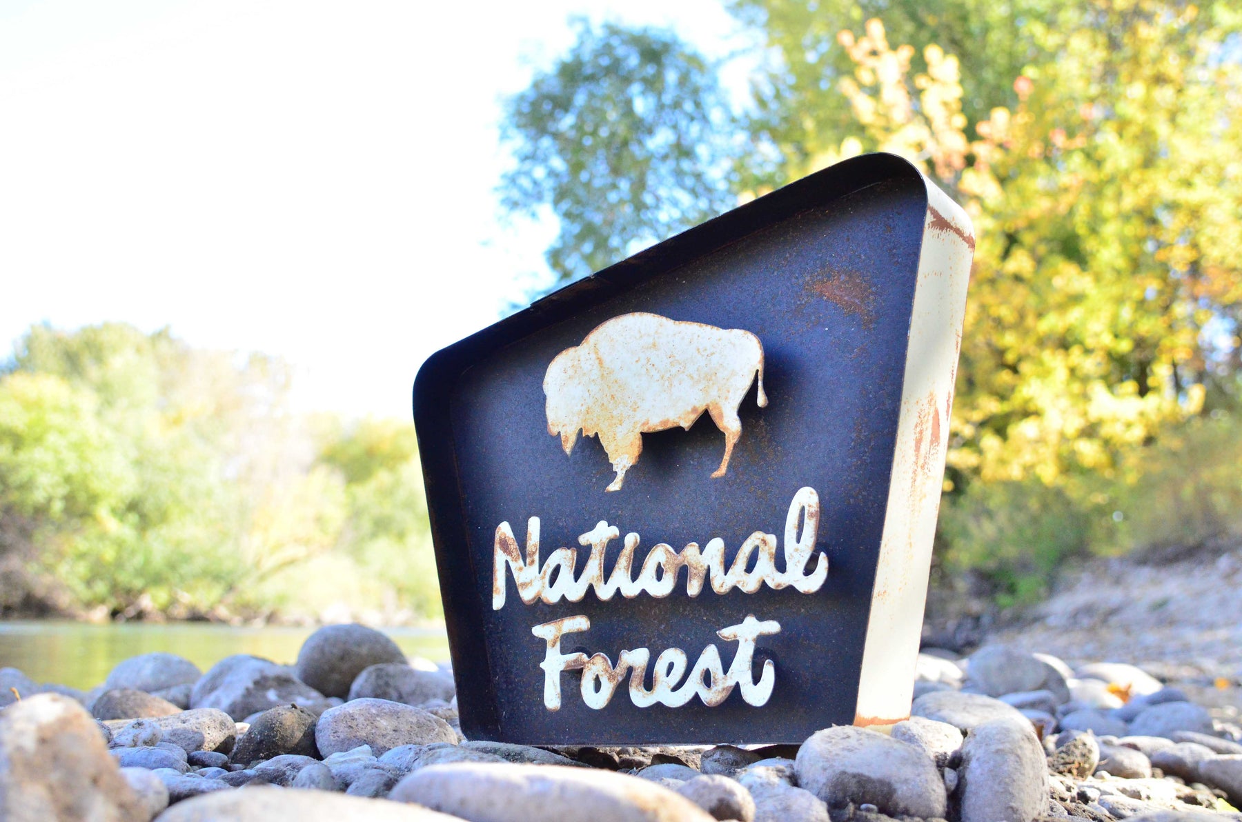 STACKED NATIONAL FOREST SIGN FosterWeld