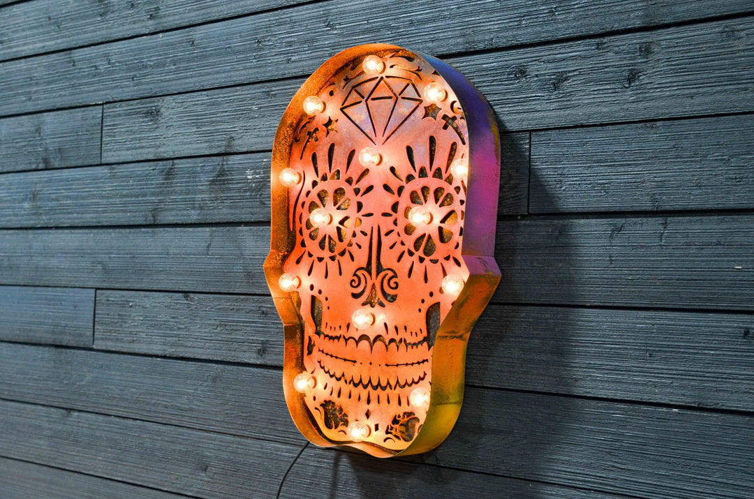 SUGAR SKULL MARQUEE – FosterWeld