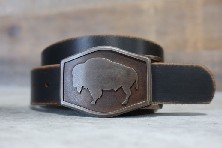 HEX SHAPE BISON BUCKLE